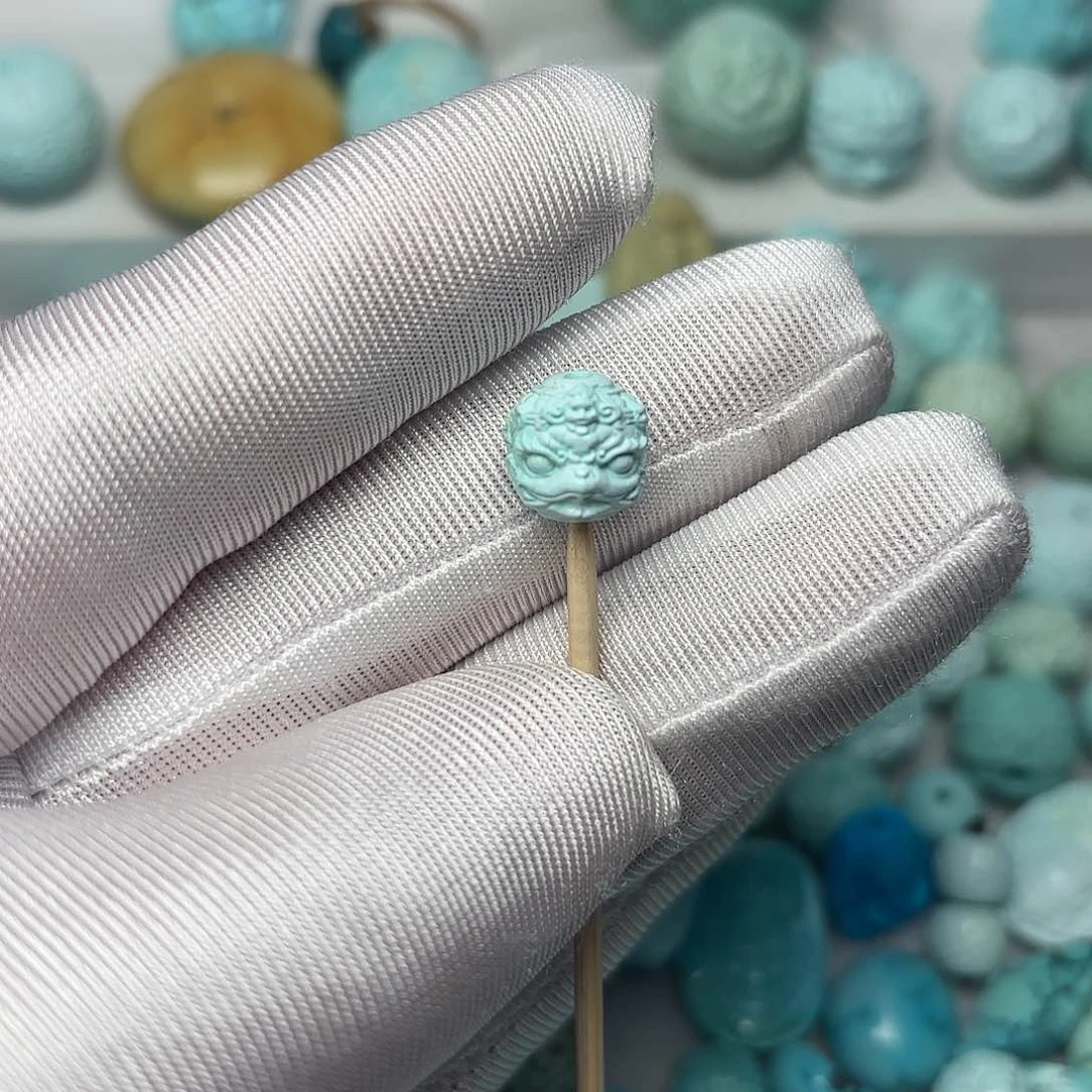 绿松石珠宝半成品未镶嵌