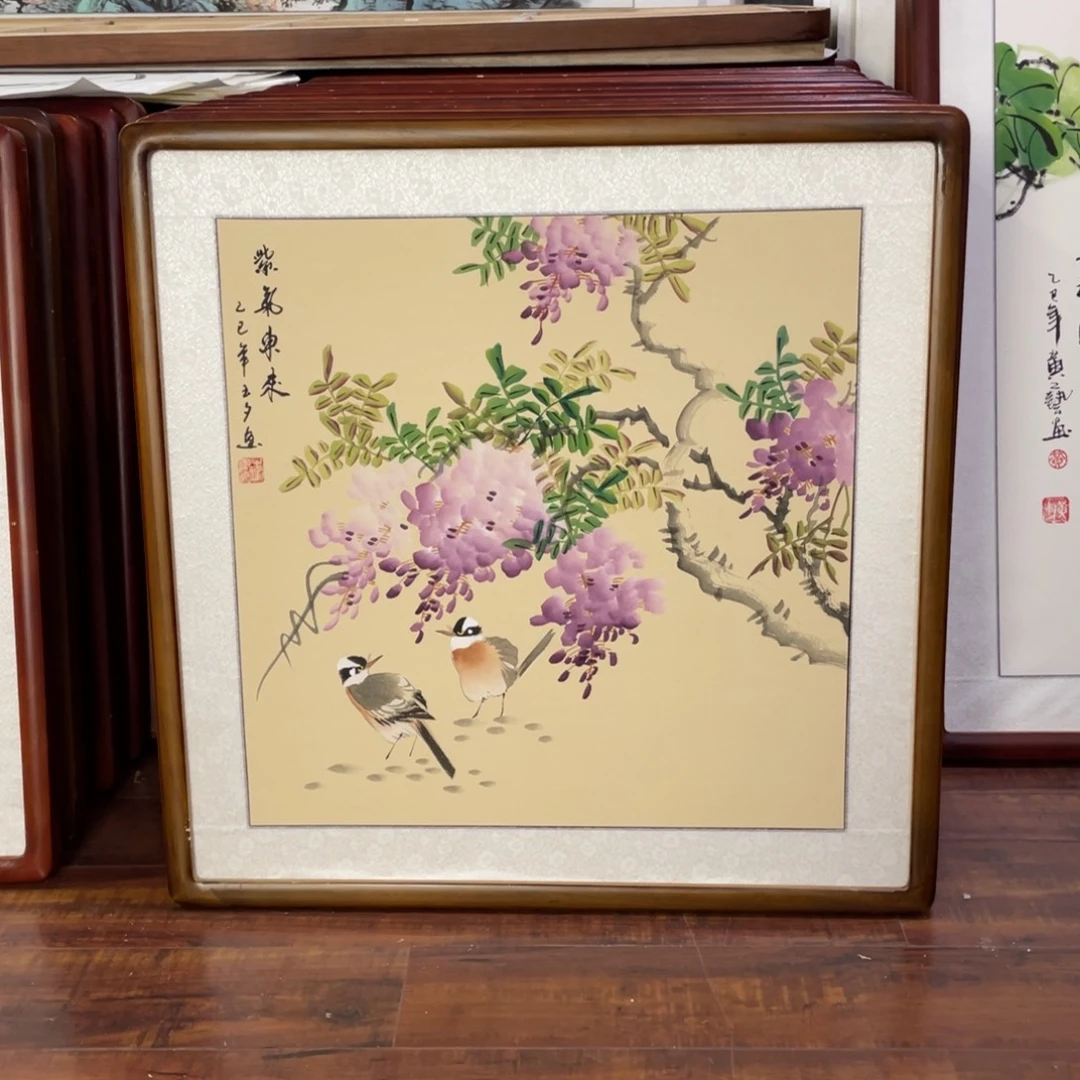 国画带框尺寸63*63厘米