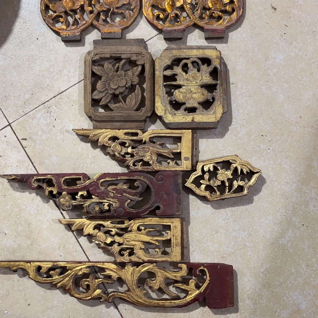 强***香榧木木雕.花板.家具.古建构件.卡子花.结子
