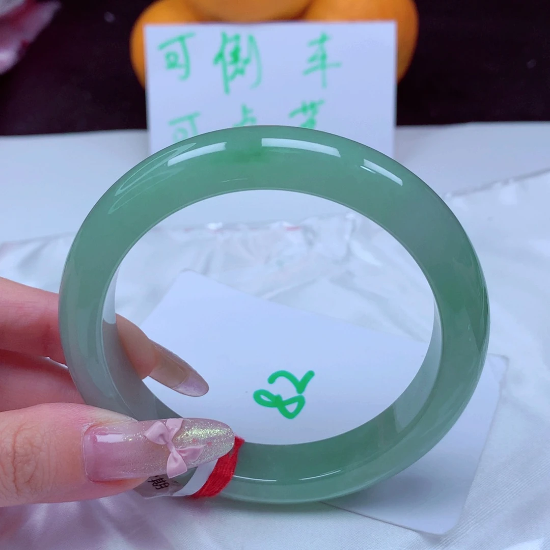 未镶嵌手镯翡翠天然缅甸翡翠A货手镯 82号