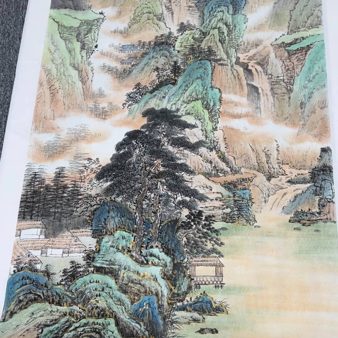 星***星国画绘画作品多次参加全国