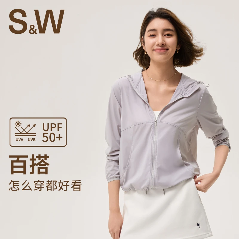 【淼淼专属】SW速惟夏季防晒衣女士宽松百搭防紫外线专业外套1285