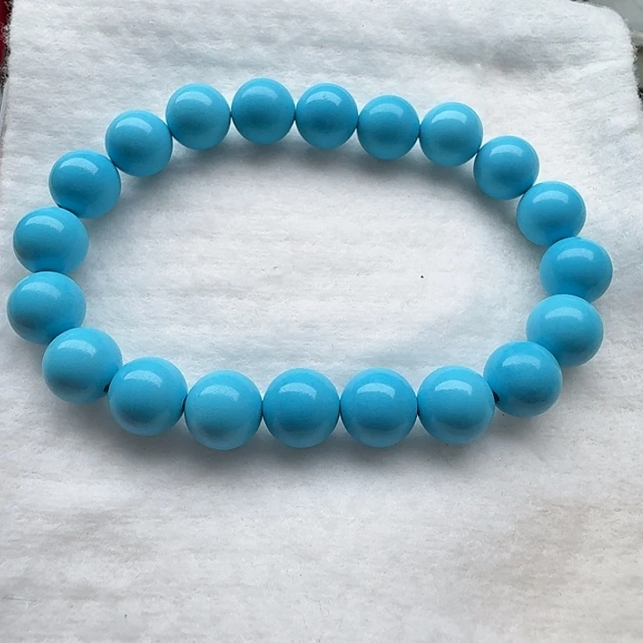 尺寸：10➕蓝圆珠手串