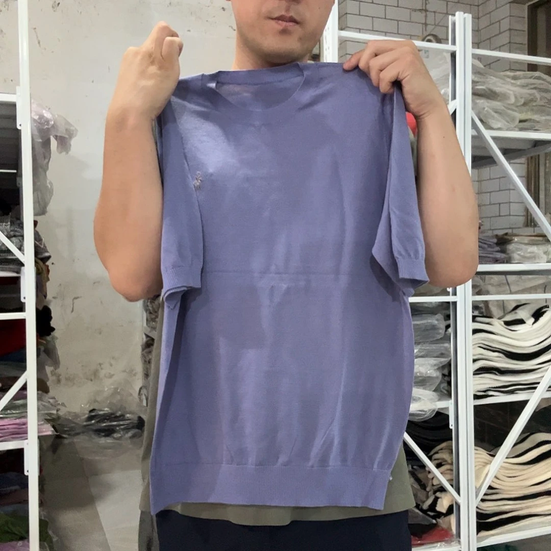 精纺羊毛刺绣小码紫色140斤