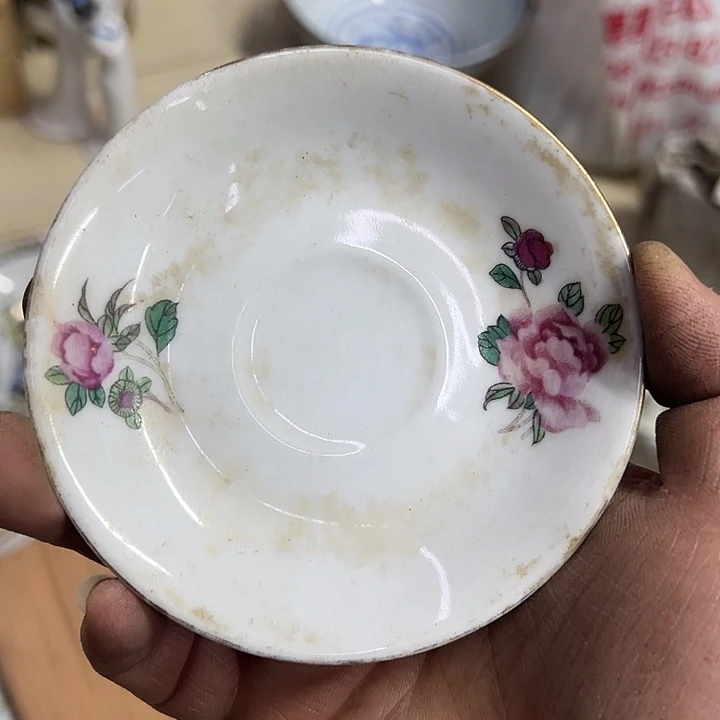 摆件陶10厘米小叠子景德镇