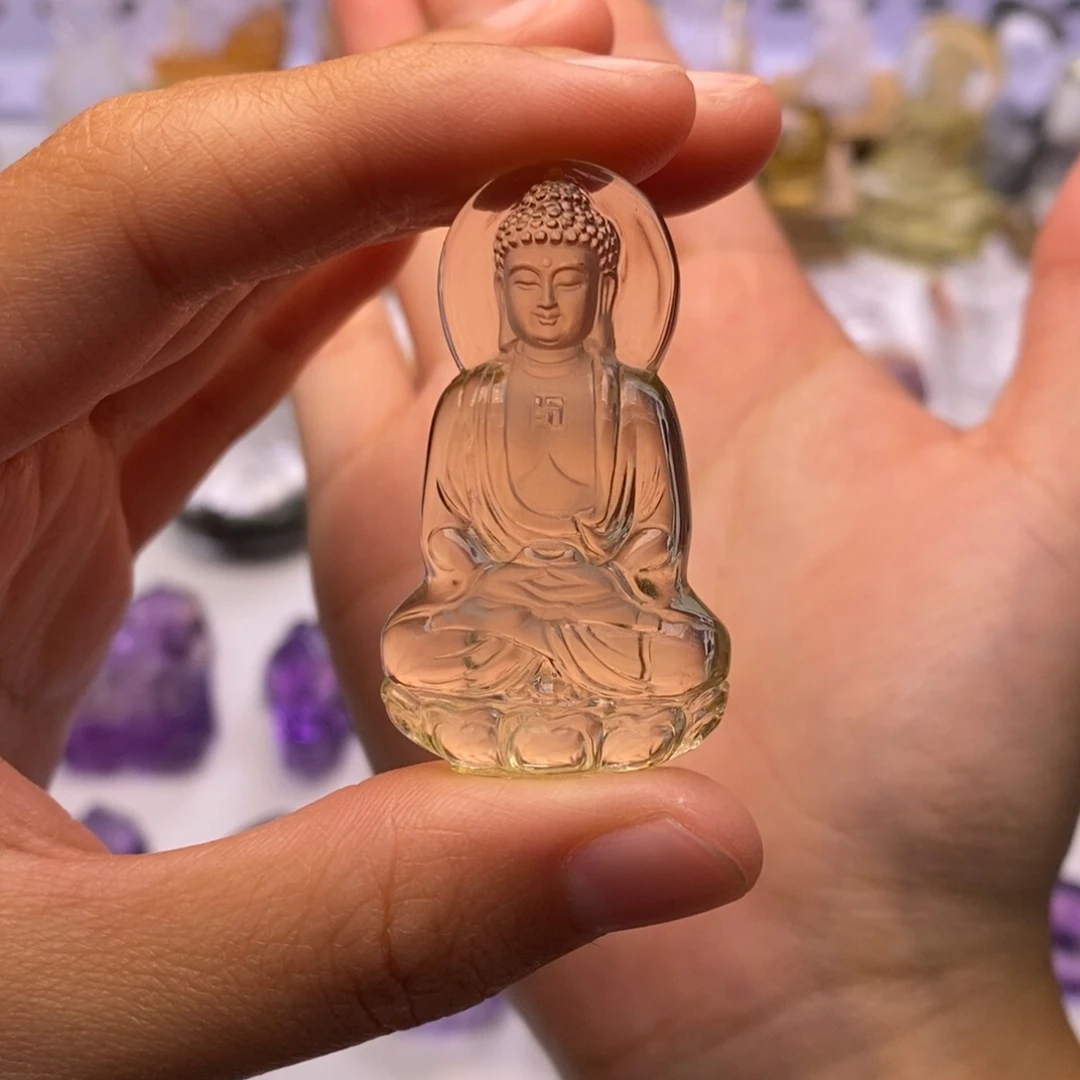 行***行未镶嵌颈饰水晶定制