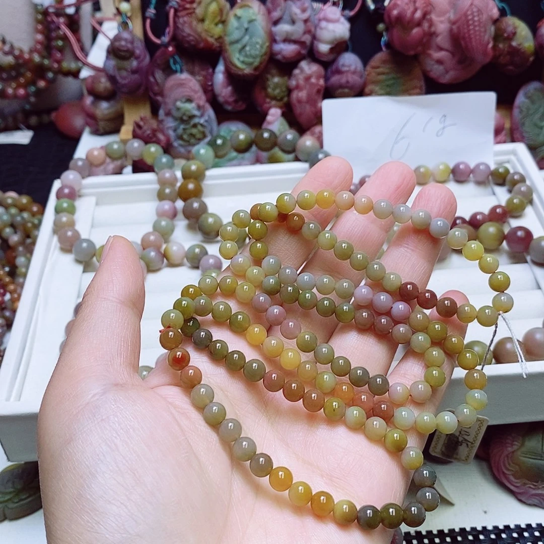 玛瑙/玉髓盐源玛瑙手链未镶嵌