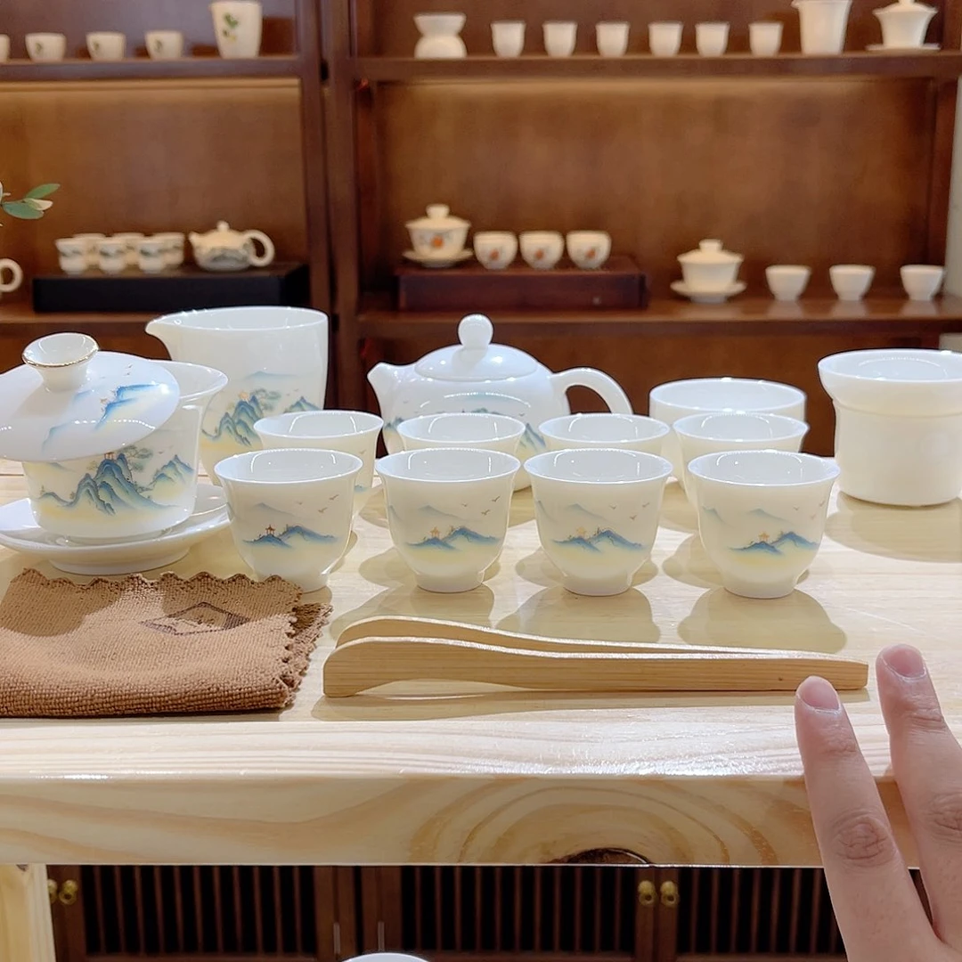 瓷片羊脂玉瓷羊脂玉瓷