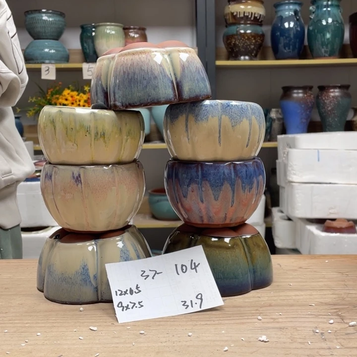 紫砂花盆多肉花盆微瑕104