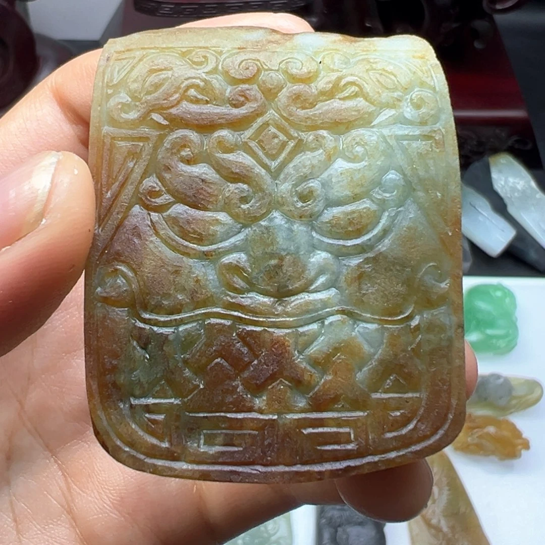 未镶嵌定制翡翠缅甸翡翠A货皮带扣