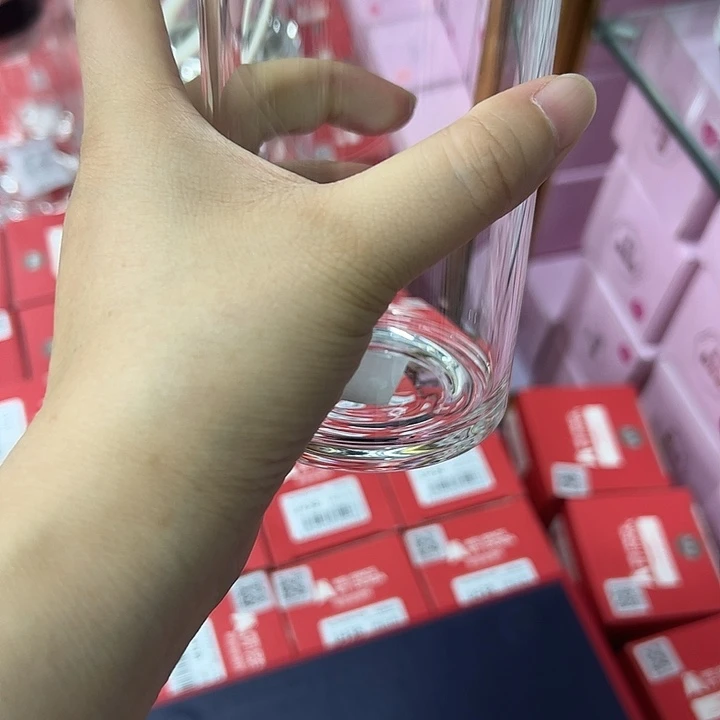 水晶玻璃盖子款本色单层玻璃杯5305307721