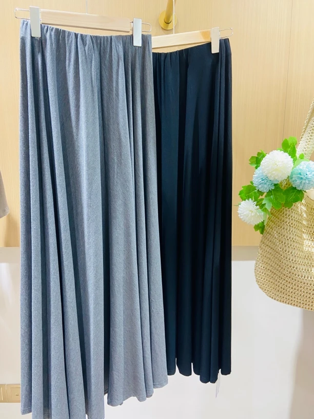 发现美女装上新超舒服超显瘦超好搭松紧腰夏季半身裙