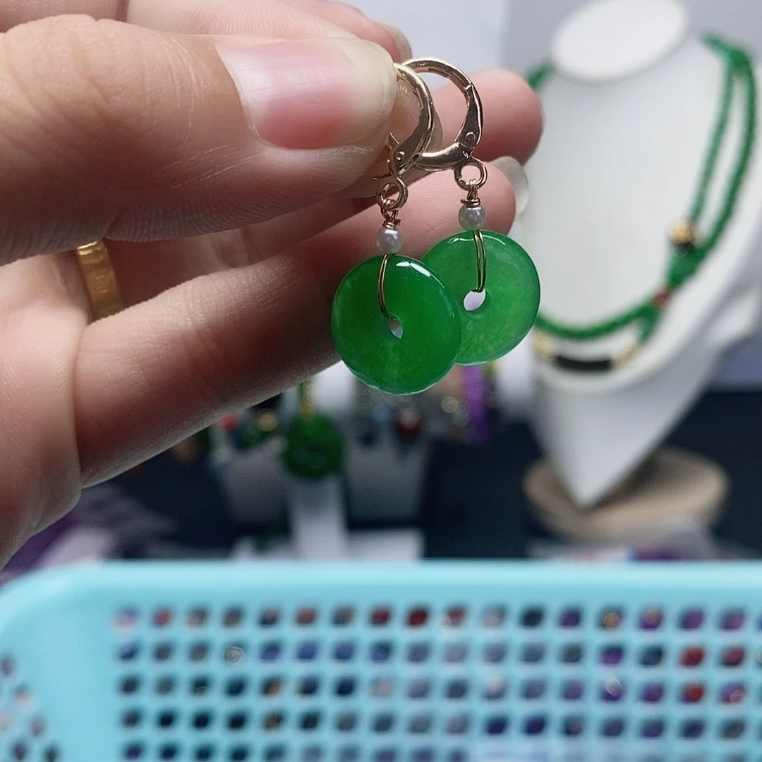 未镶嵌耳钉玛瑙/玉髓5