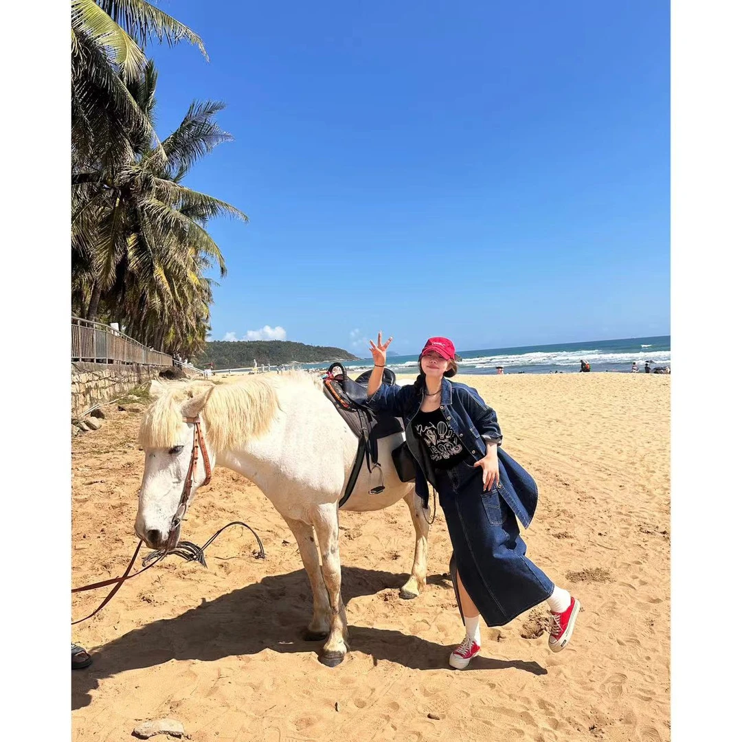 晶咕 【挚爱牛仔-外套】宽松韩版显瘦水百搭韩系版型穿搭牛仔外套