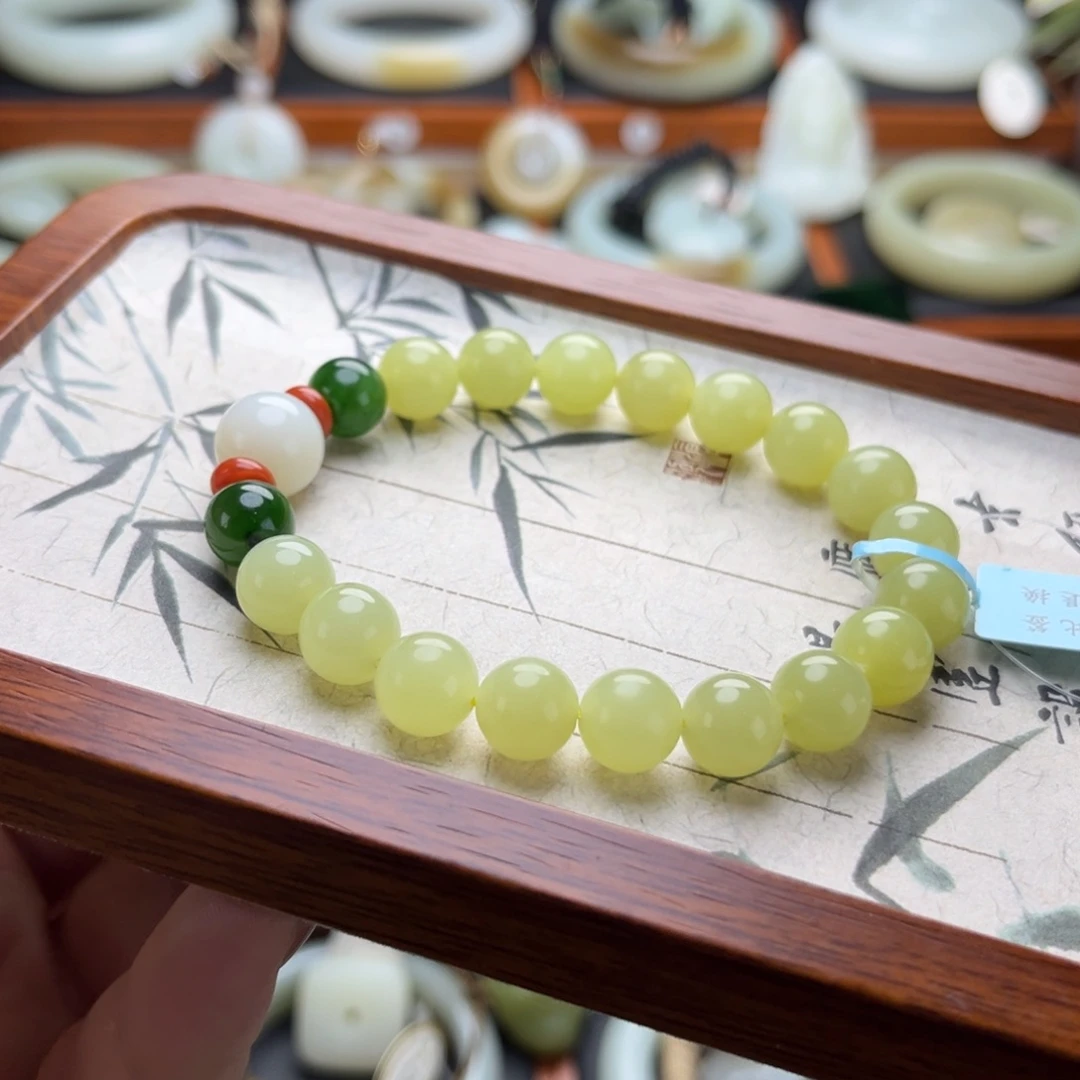 和田玉未镶嵌手链10