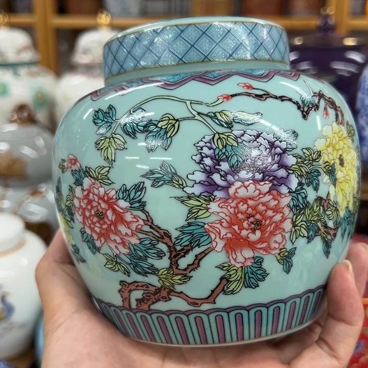 高端陶瓷茶叶密封罐