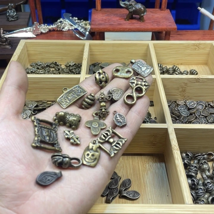 藏传小元素18个手工翻砂