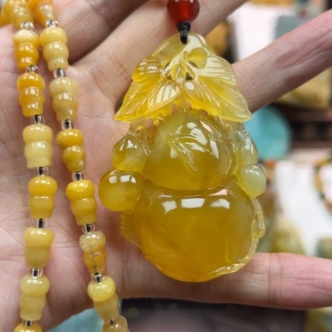 岫玉挂件未镶嵌挂件