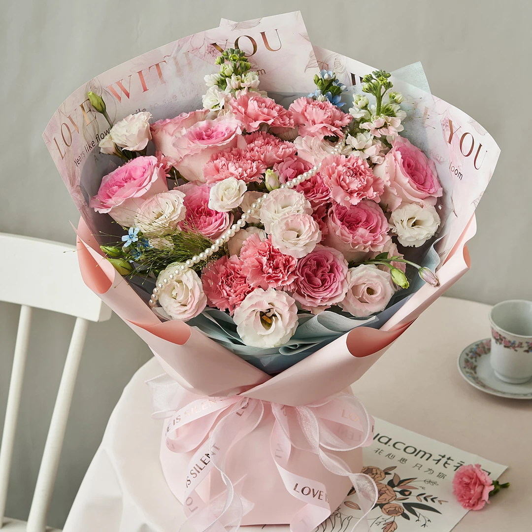鲜花同城配送韩式芬芳洛神浪漫送母亲爱人老婆