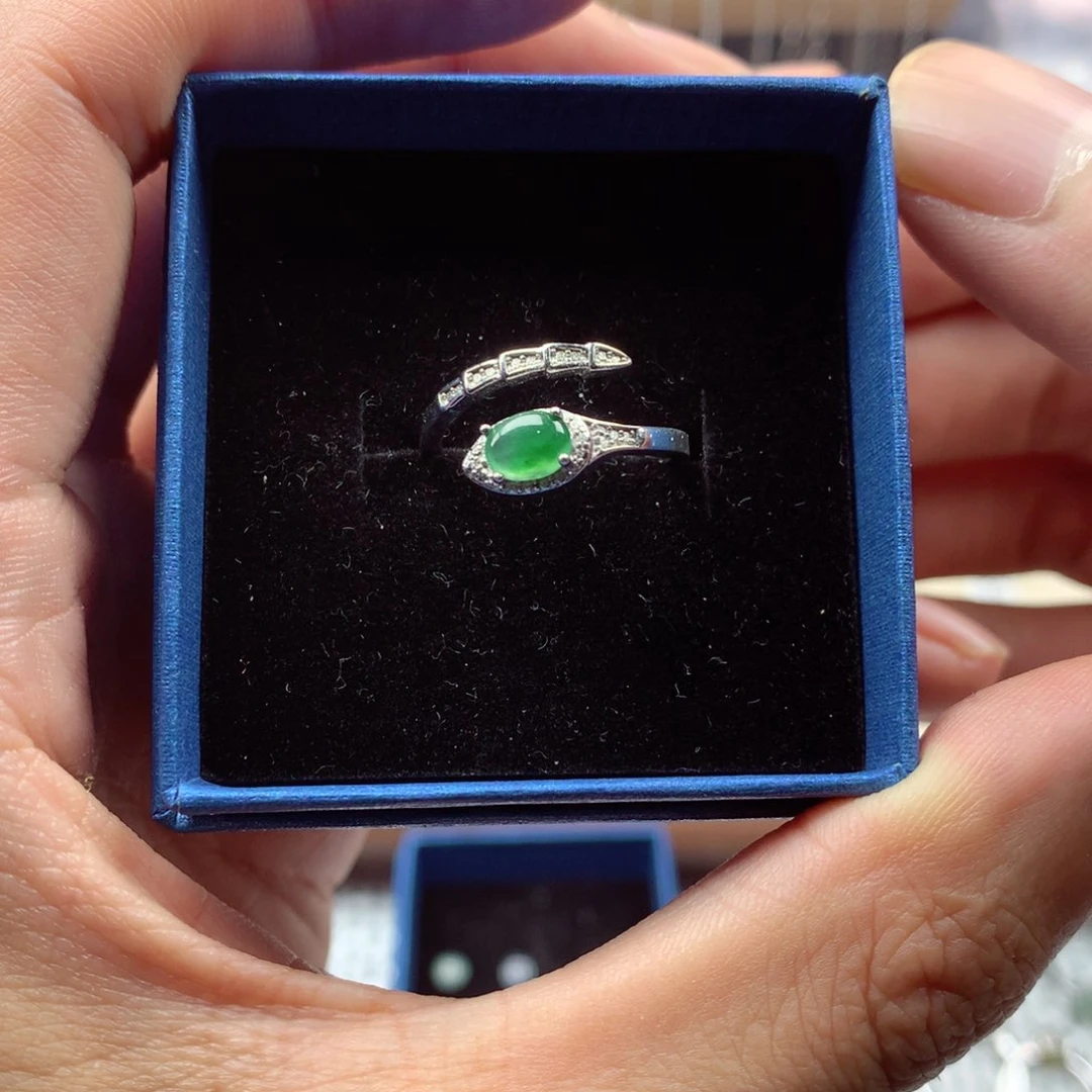 未镶嵌戒指翡翠等**灯缅甸翡翠戒指