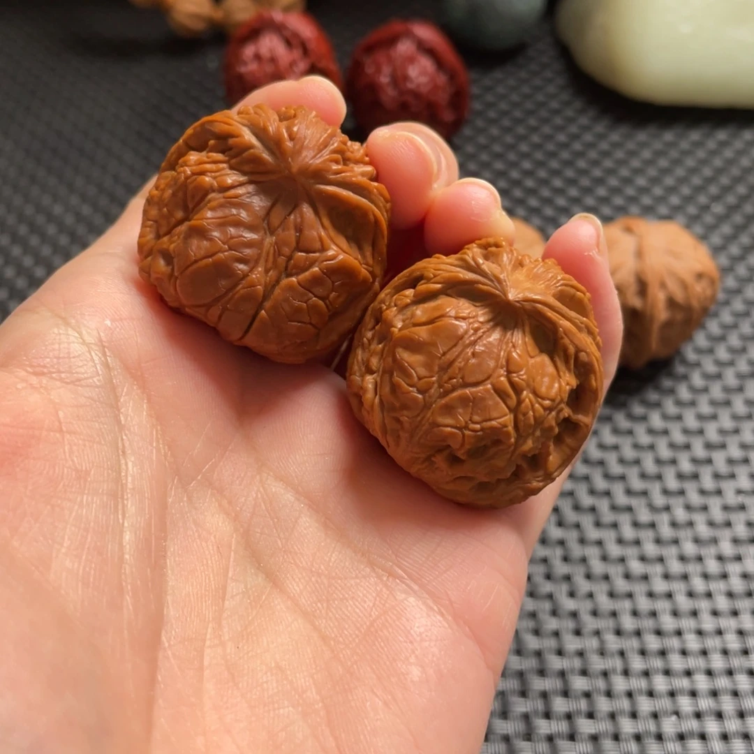 吊坠文玩核桃虎头蛇34+全品