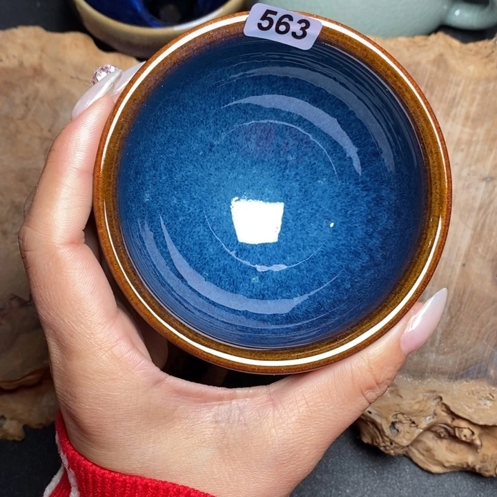 丽***栈茶盏建窑建盏主人杯563