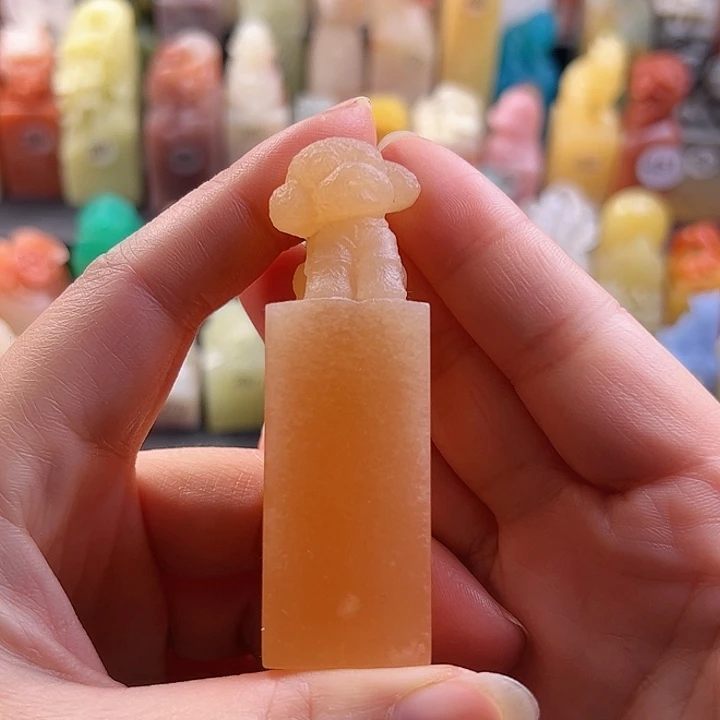 云南石印石手工定制2.1厘米，泰迪