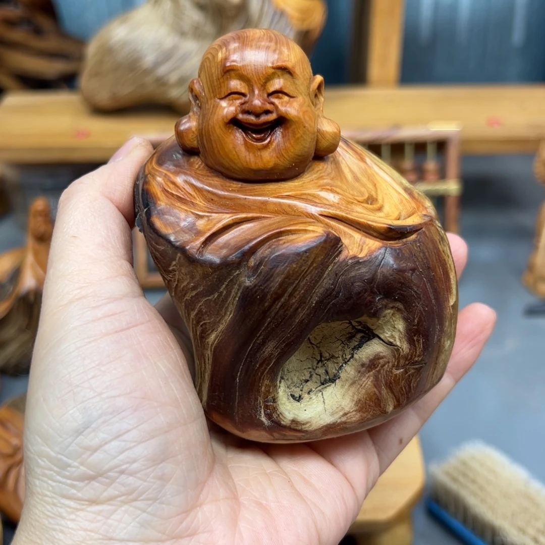 林***肆木崖柏木摆件手把件