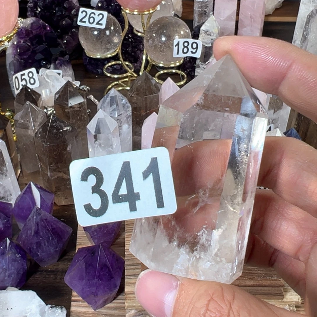 水晶天然水晶，默认微瑕未镶嵌