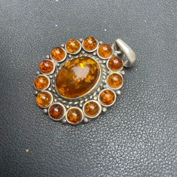 吊坠925银 意大利银吊坠，中古气质时尚