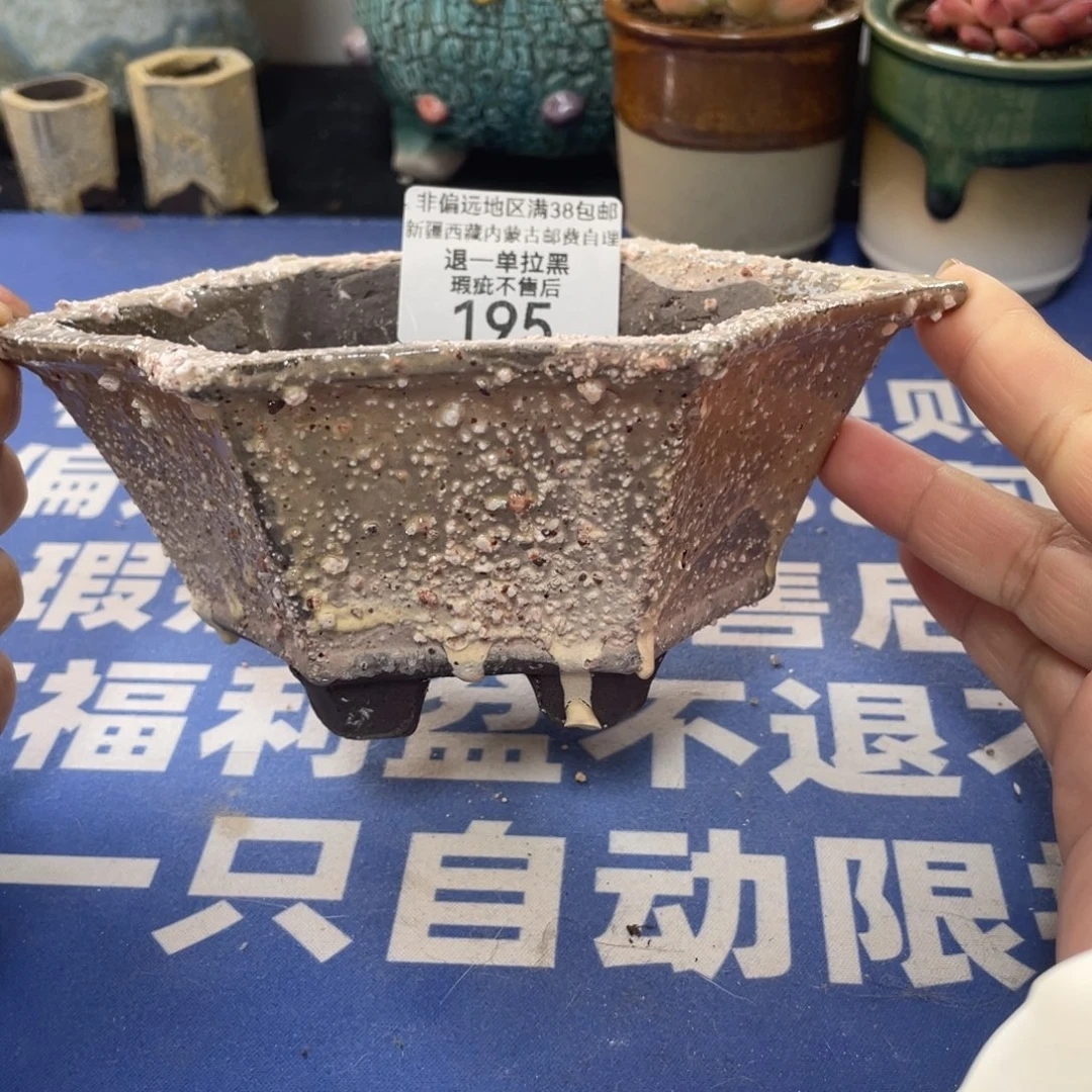 微瑕陶艺多肉花盆195