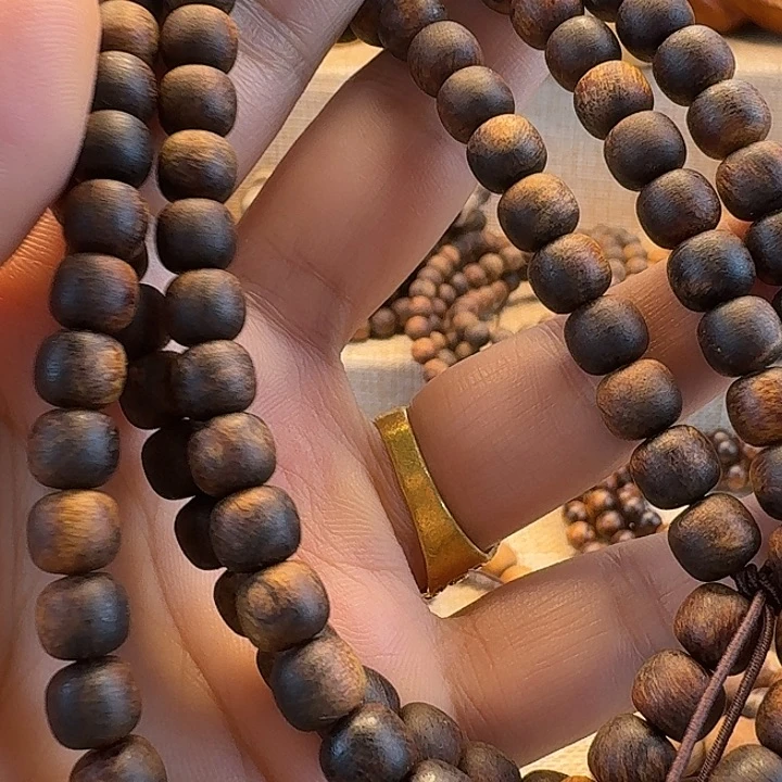 贡木7✖️8印贡粗抛黑油