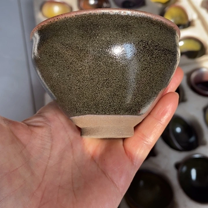 加***猫茶盏建阳建盏微瑕柴烧