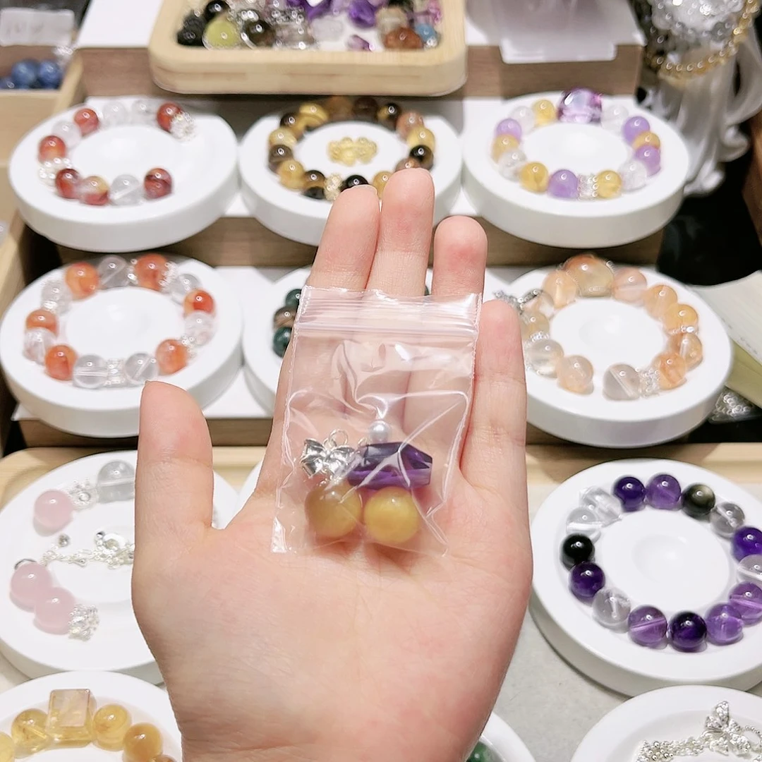 水晶手链未镶嵌天然水晶