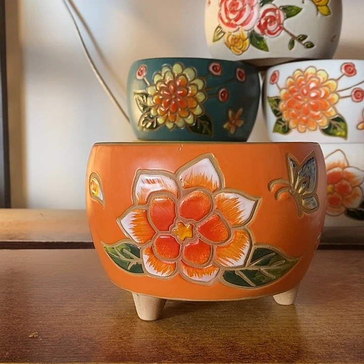 外13内11.5高10左右，纯手工制作，一单包邮