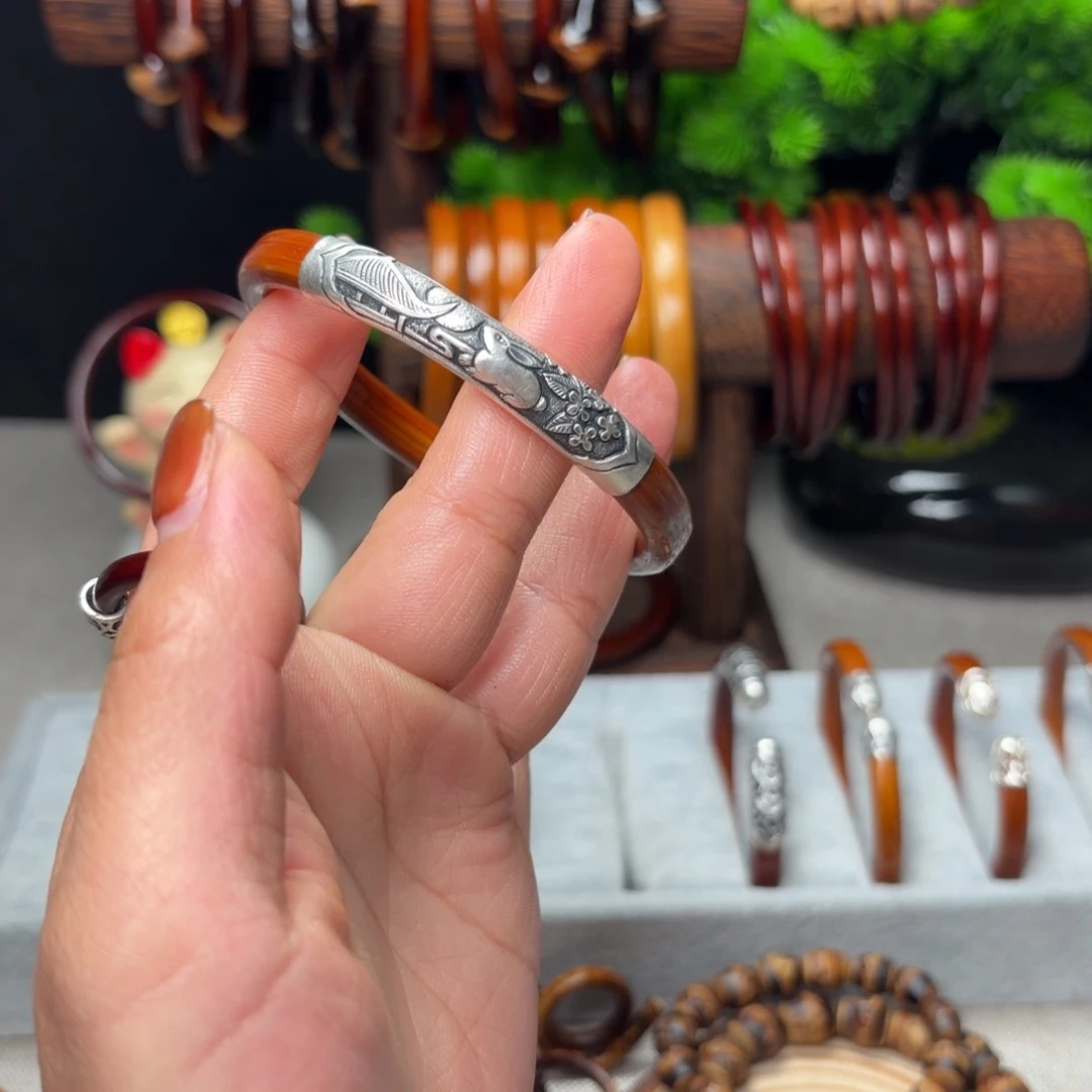 一***萝木质非金属金刚藤手镯