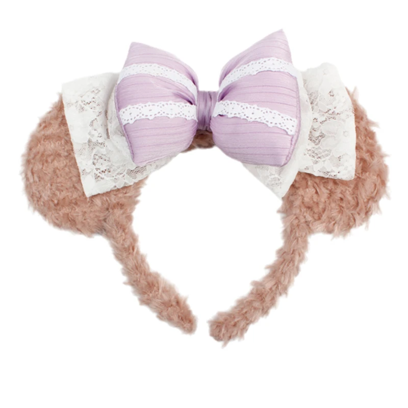 新款迪士尼发箍春日雪莉玫头箍乐园拍照头饰成人儿童发箍米奇米妮