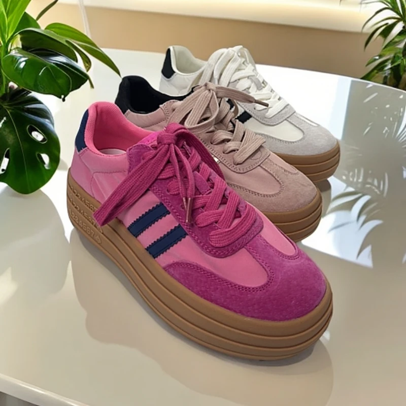 D15-6/1236系带女子橡胶德训鞋休闲鞋