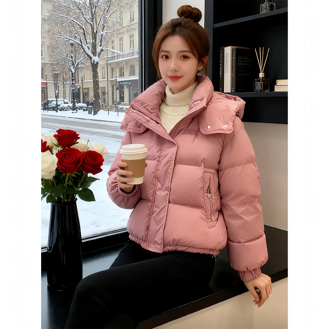 SHALLDOER【云朵工坊】新年战袍气质棉服女冬季韩版潮流百搭厚外套