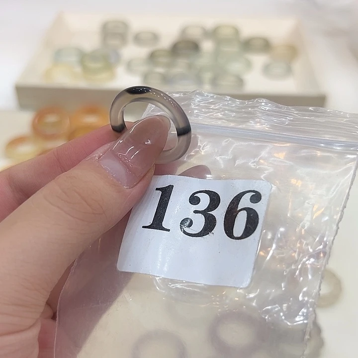 合金戒指玛瑙/玉髓136港17
