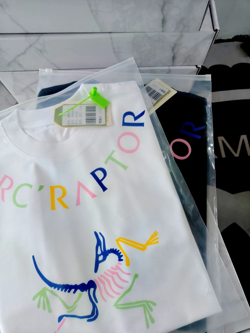 【10号链接-鸟家拼色化石龙】时尚纯棉休闲透气简约潮牌体恤RH192