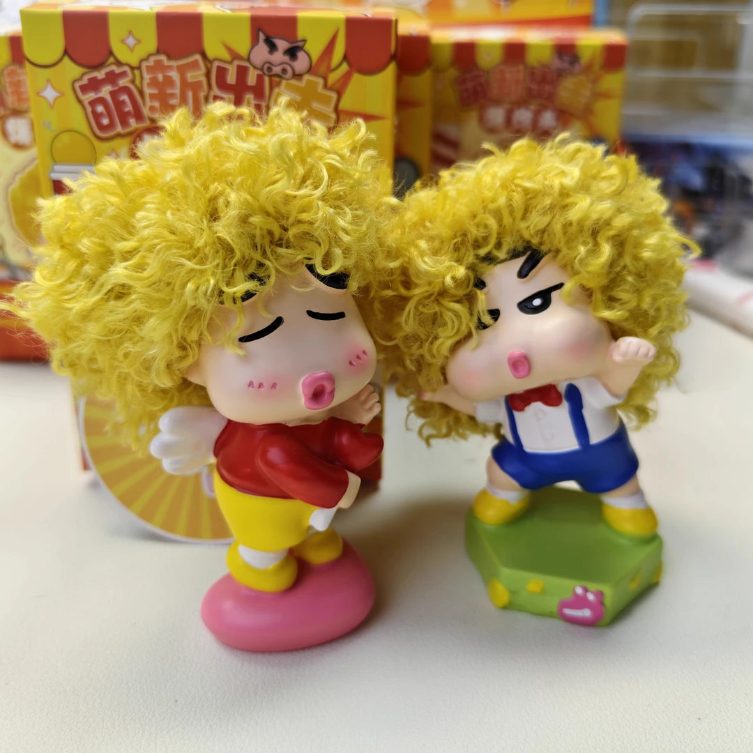 新品热销萌新出击爆炸头盲盒潮玩手办可爱创意树脂工艺品礼品玩具