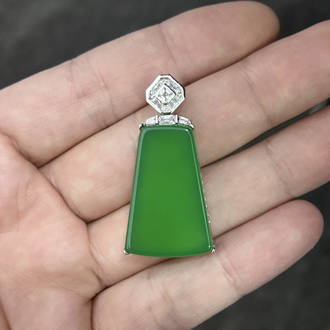 满绿镶嵌简约无事牌C24百搭