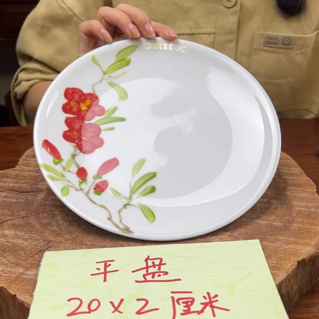 瓷片景德镇陶瓷手工手绘制作