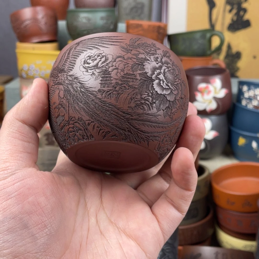紫砂茶杯紫砂茶杯