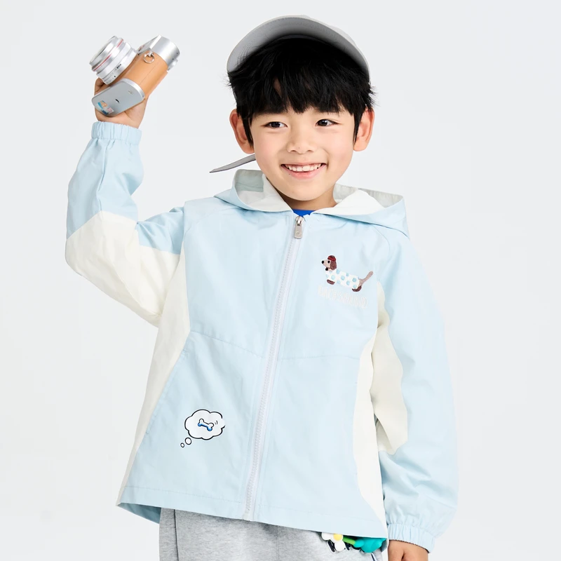 多多一上男小童25春款强防水卡通单层外套（90-130）1511A22X
