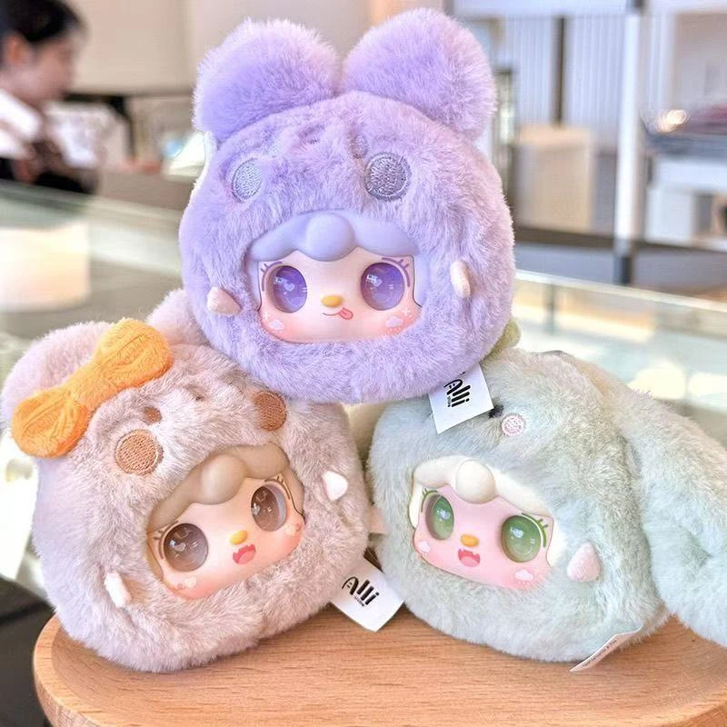 A24 萌一萌小兔流沙版【默认代拆】正品氧氧萌一萌小兔 手机包挂饰