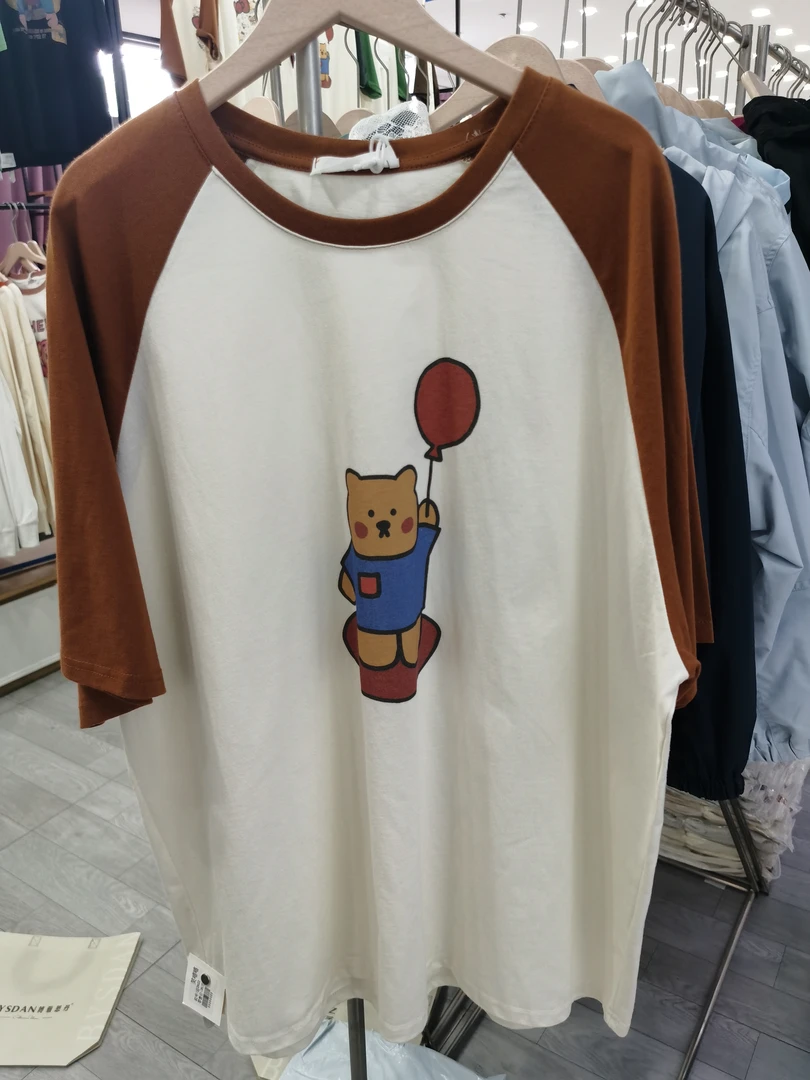 2022夏款潮流个性百搭休闲时尚宽松大版T恤