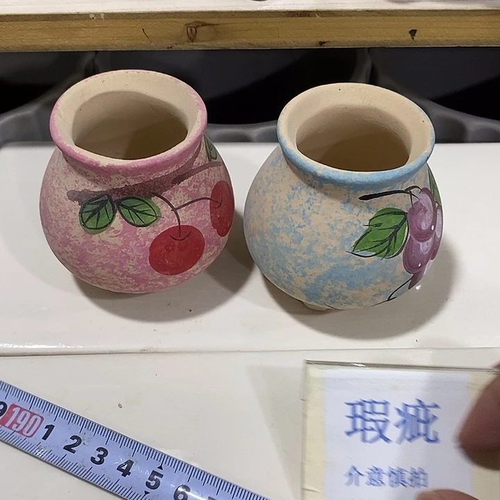 紫砂花盆多肉瑕疵盆有孔。