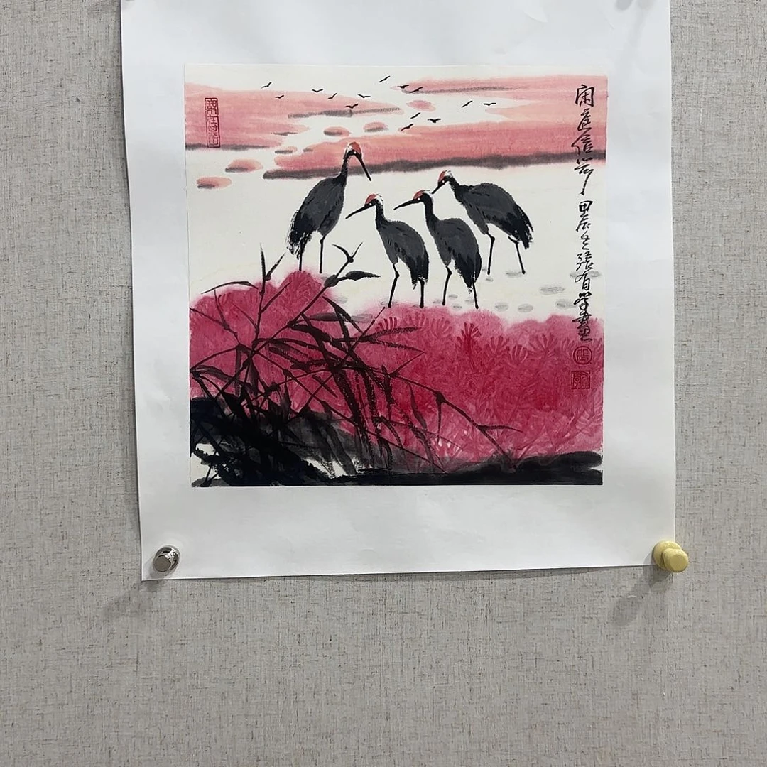 国画张有学老师参展原作